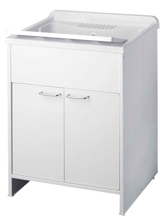Lavatoio con kit autopulente in PVC
