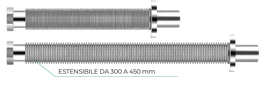 Tubo di scarico estendibile