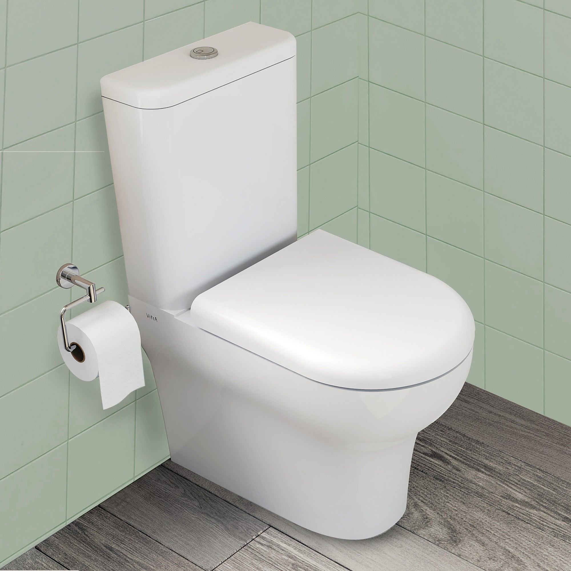 WC monoblocco con cassetta e sedile soft-close Zentrum