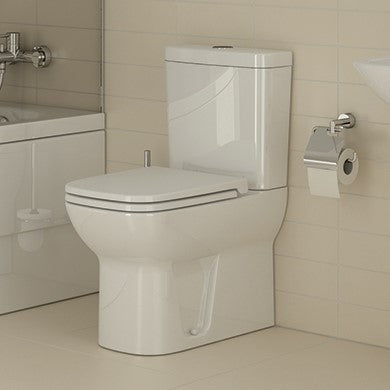 WC monoblocco + cassetta con doppio pulsante e meccanismo incluso + sedile serie S20