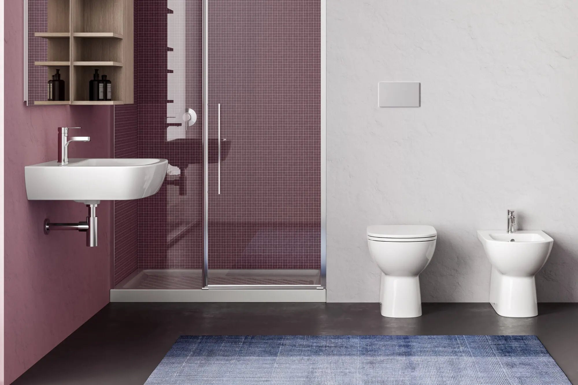 Wc Filomuro Ceramica Dolomite Gemma 2