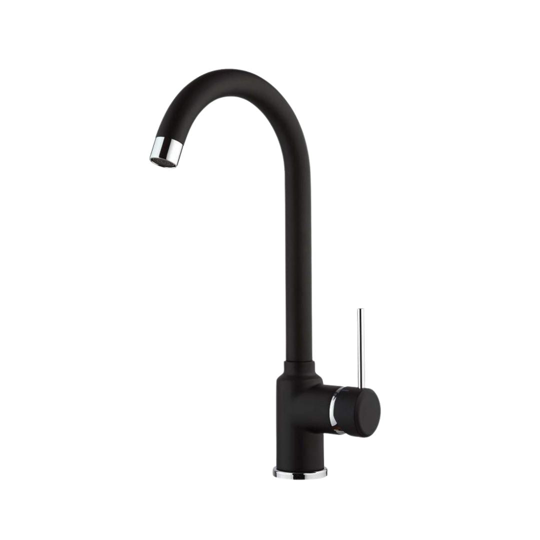 Miscelatore lavello da cucina nero opaco Piralla Lion