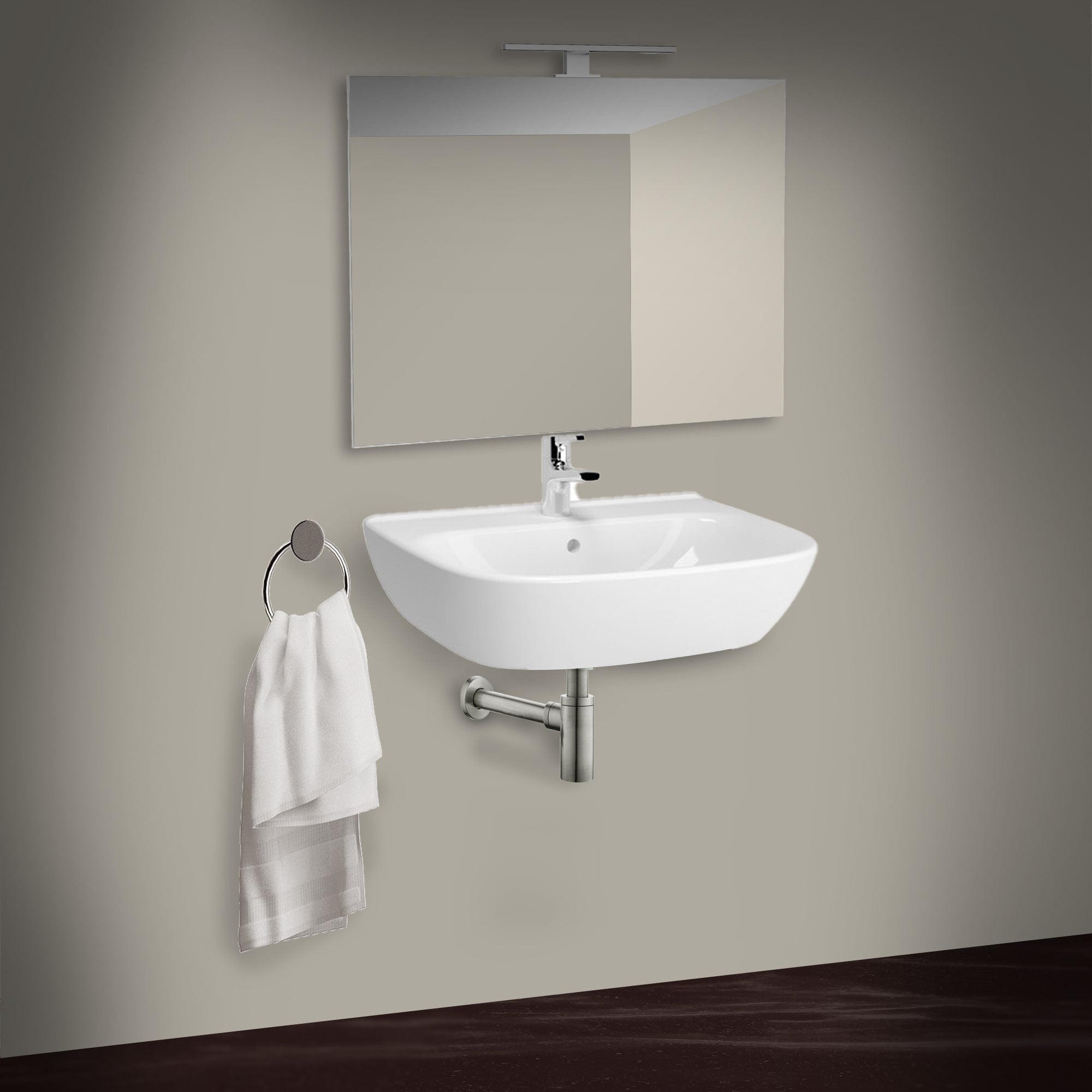 Lavabo Zentrum bianco