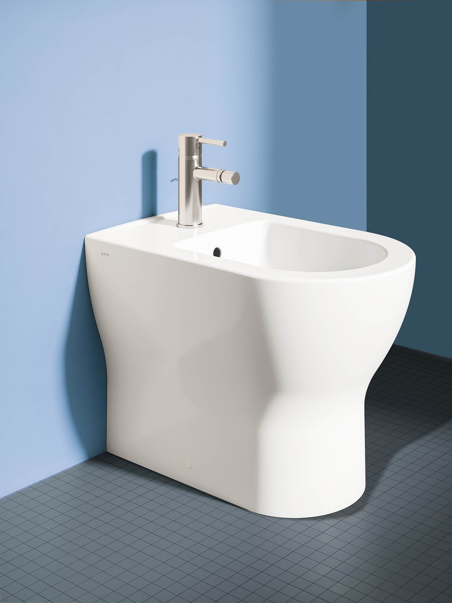 Bidet filo muro (BTW) bianco Mia Round