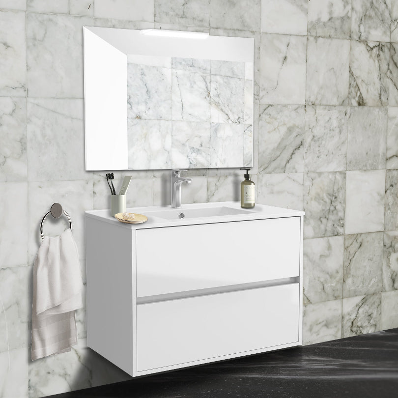 Mobile bagno sospeso modello Noja