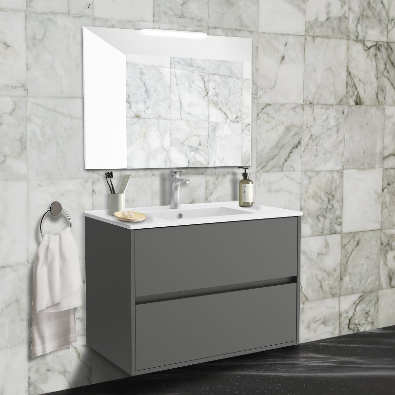 Mobile bagno sospeso modello Noja