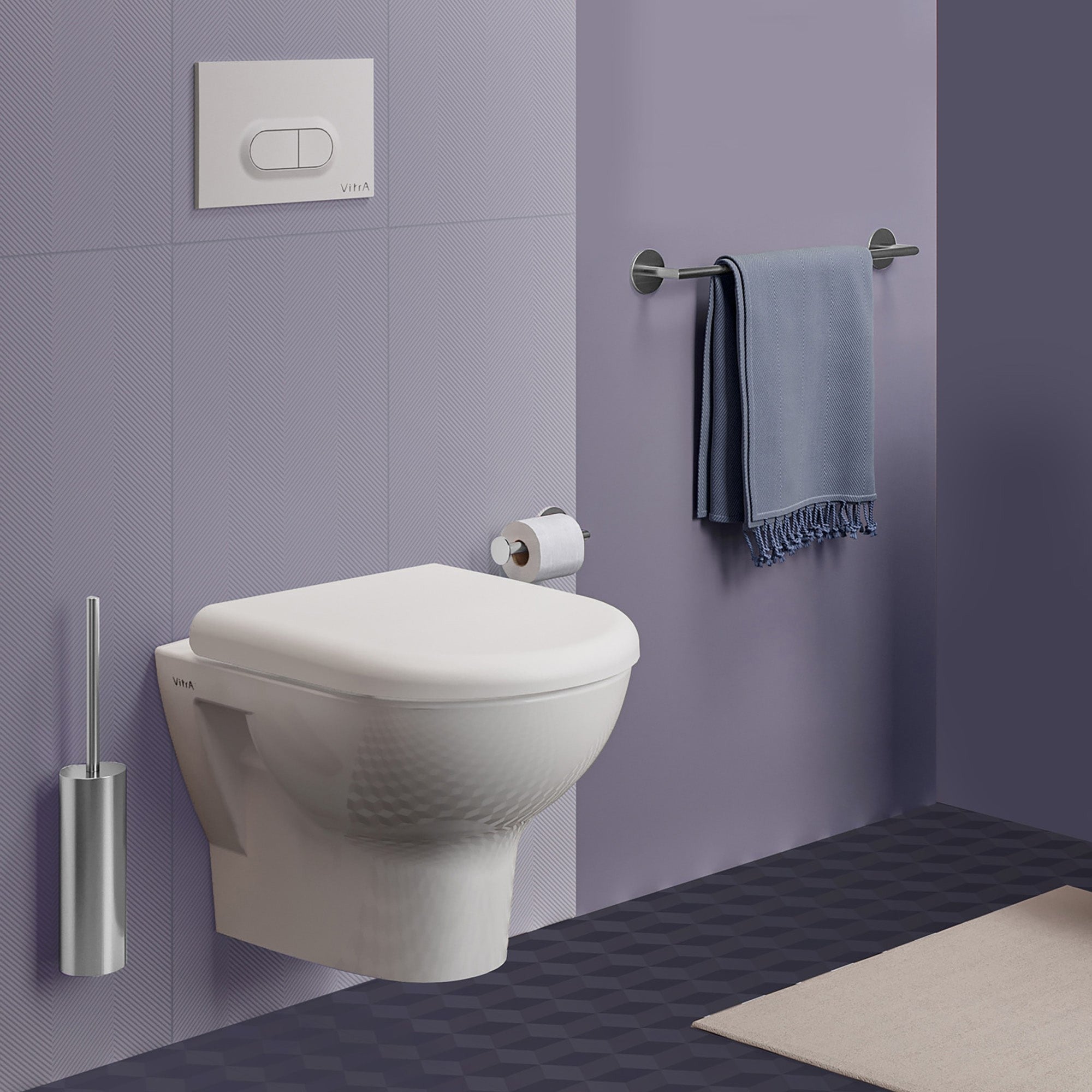 WC sospeso con sedile a chiusura softclose serie Zentrum